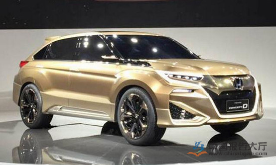 广本2016年新车计划 新7座SUV汽车及讴歌SUV
