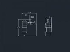 电子锁齿轮箱-图纸图2