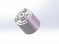 智能窗帘减速齿轮箱配套电机-不带轴图纸图3