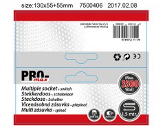 PRO-7500406纸卡 130x55+55mm