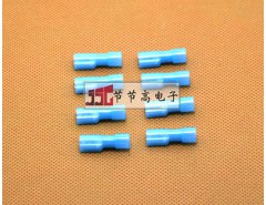 冷压件 全绝缘母插头FDFN2-187 兰 红黄