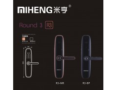 米亨R3指纹锁家用防盗门锁智能电子锁大门锁刷卡磁卡指纹密码锁