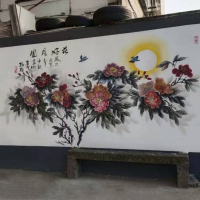 墙体彩绘 热线：18858069319 4000961689图1