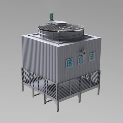 FNK-逆流开式玻璃钢塔-等轴侧图2