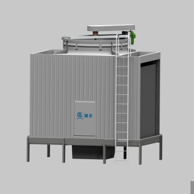 FHK-横流开式玻璃钢塔-等轴侧图2