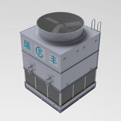 FNC-逆流闭式钣金塔-等轴侧图2