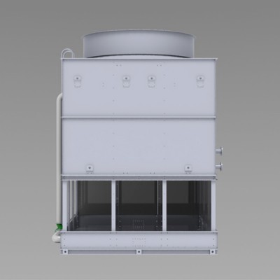 FNC-逆流闭式钣金塔-等轴侧图3