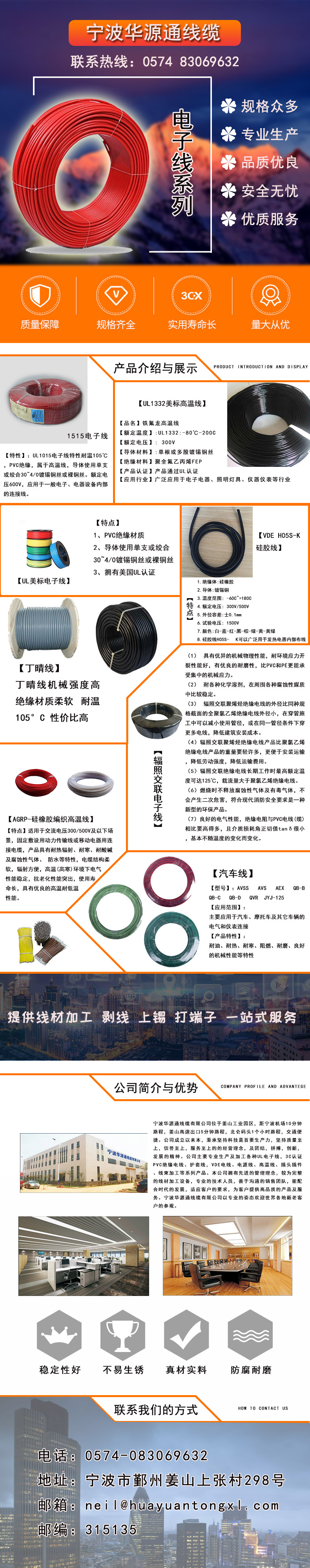 电子线系列详情