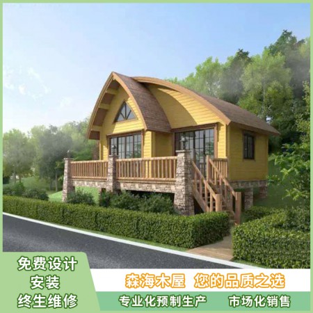 防腐木屋别墅图2