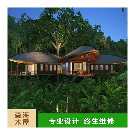 防腐木屋图2