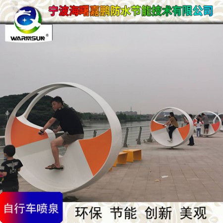 水景自行车喷泉图2