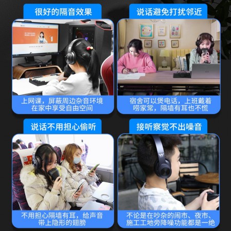降噪头戴式耳机图3